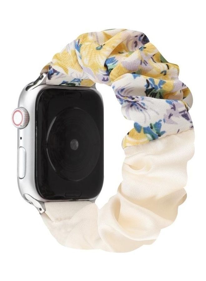 NIBEMINENT Butterfly Pattern Hair Ring Cloth Watch Strap Multicolour - Image 3