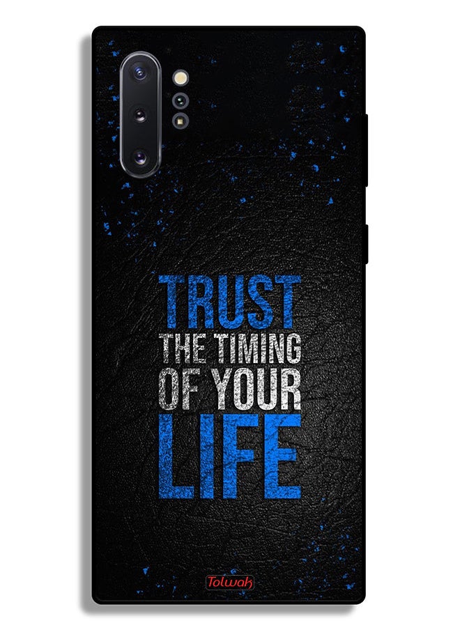 Tolwak Samsung Galaxy Note 10 Plus 5G Protective Case Cover Trust The Timing Of Your Life  - Image 2
