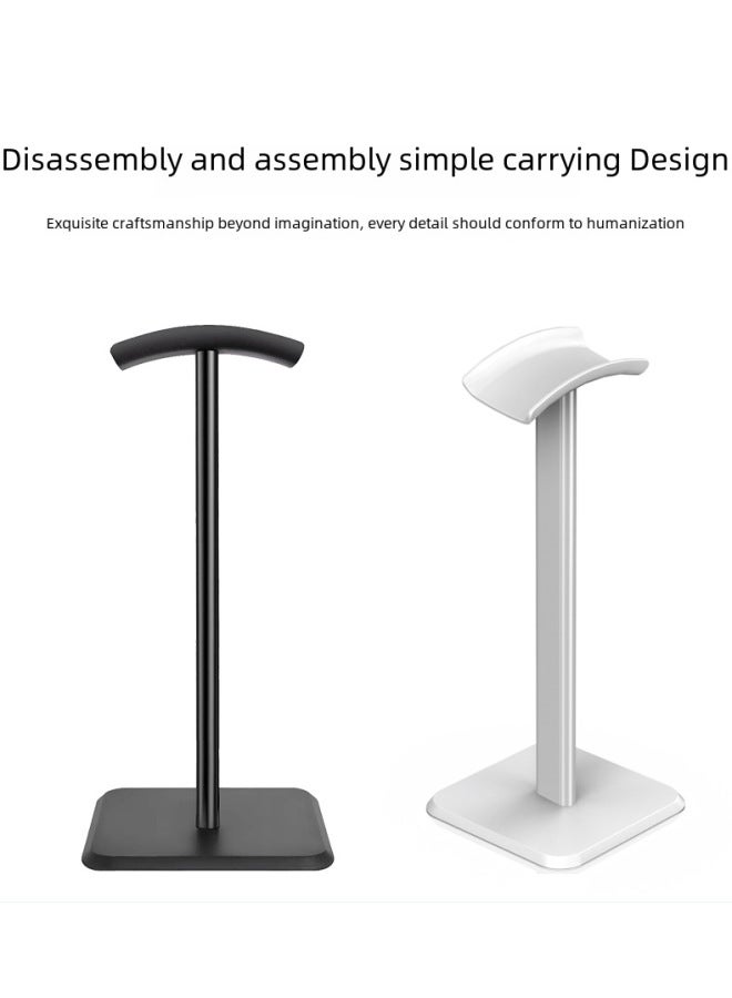 Headset Bracket Headset Desktop Gaming Internet Bar Detachable Headset Rack-Color:Z6 White (aluminum Pole)-bag - Image 3