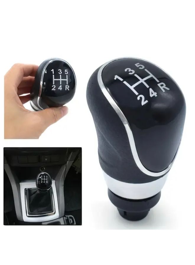 Black 5 Speed Manual Transmission Gear Shift Knob For Ford Fiesta MK7 Focus MK2 FL 2008 2013 - Image 5