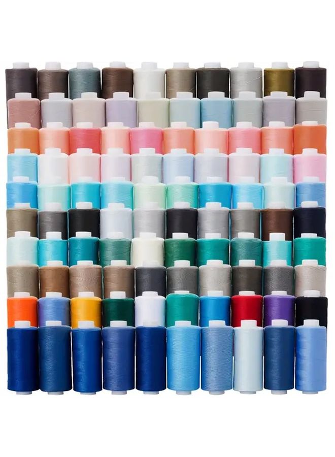 402 Sewing Thread 100 Colors Polyester 400 Yards Home Hand Sewing Machine - Image 1