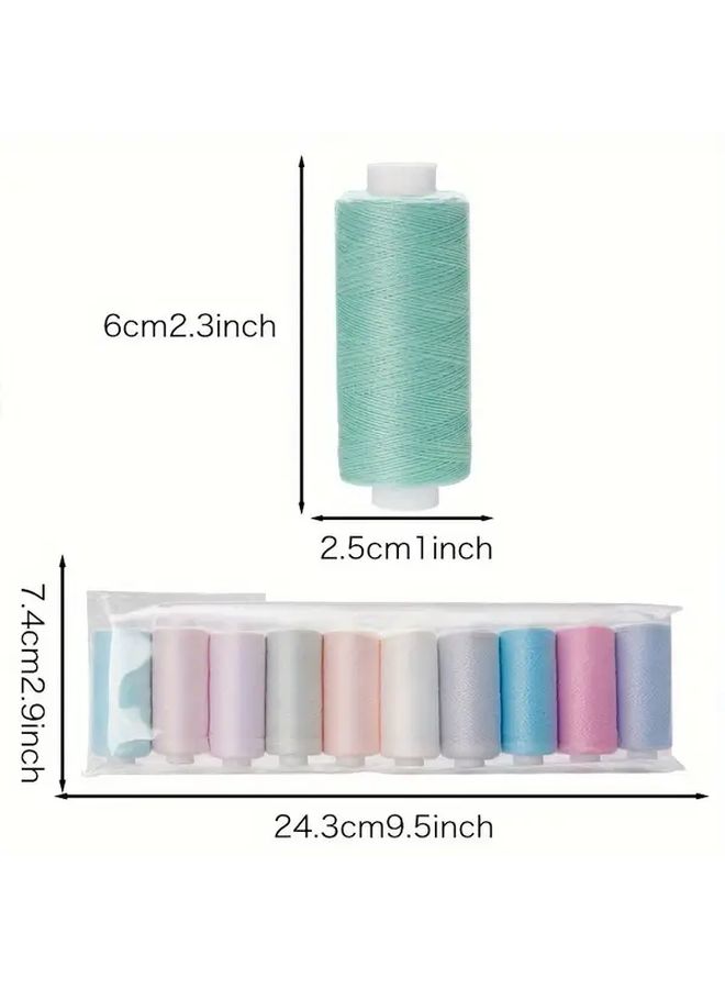 402 Sewing Thread 100 Colors Polyester 400 Yards Home Hand Sewing Machine - Image 3