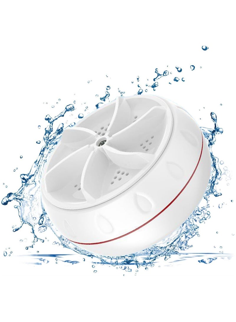 Macon Portable Washing Machine Multifunctional USB Powered Ultrasonic Turbine Washing Machine for Travel - Image 1