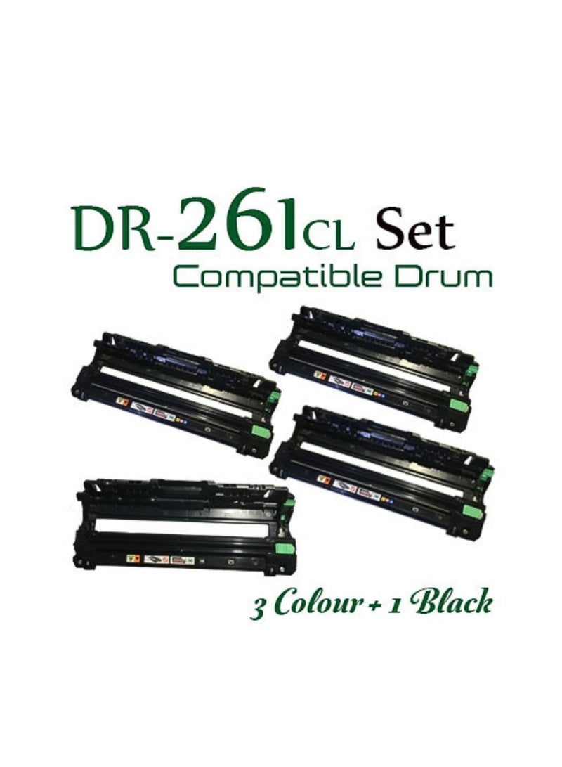 Terabyte 4-pcs DR261-CL Imaging Drum Unit Set for MFC-9140CDN MFC-9330CDW HL-3150CDN and HL-3170CDW Printers - Image 2