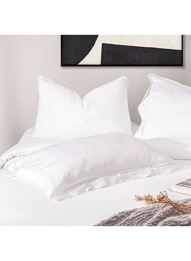 Boutique Blanche 3Pcs cotton duvet cover 230*220cm with embelishment  - Image 2