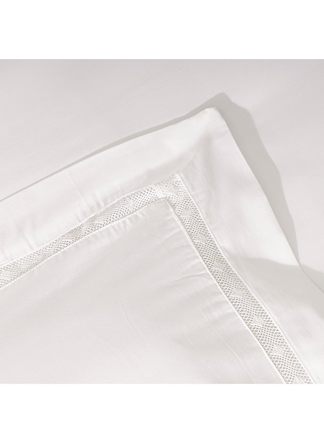Boutique Blanche 3Pcs cotton duvet cover 230*220cm with embelishment  - Image 3
