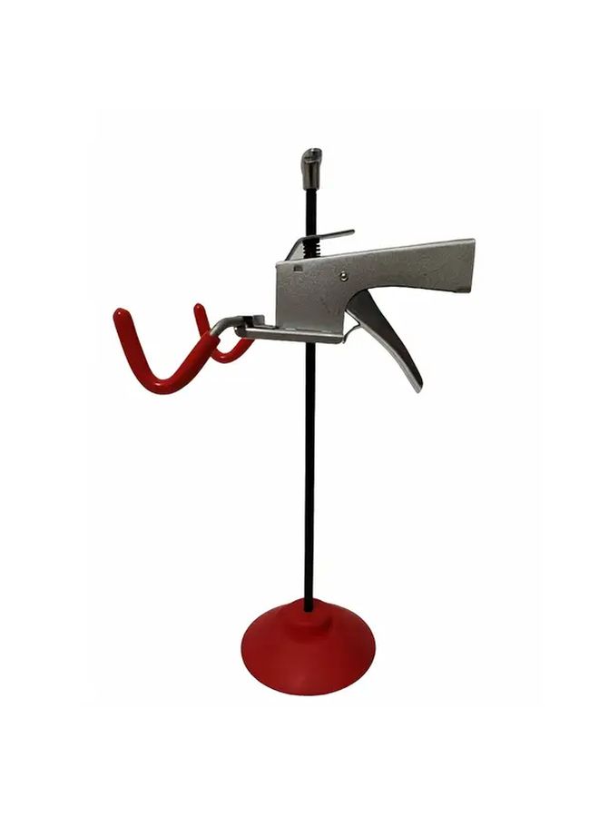Red Steel Wheel Alignment Tool Four Point Support Steering Lock Professional Grade - Image 2
