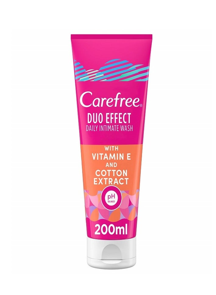 كيرفري غسول يومي للمنطقة الحساسة بتأثير ثنائي مع فيتامين E وخلاصة القطن 200 مل