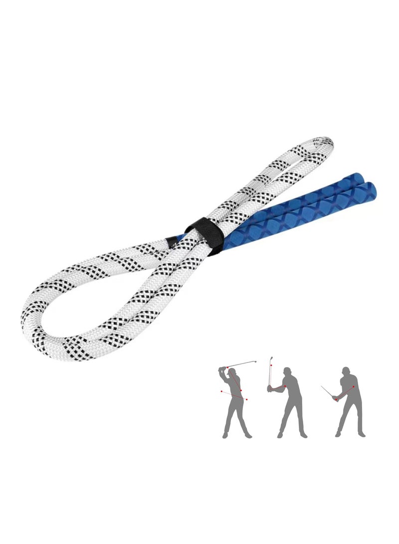 SYOSI Golf Swing Rope Trainer, Golf Swing Training Aid Warm-up Posture Corrector, Golf Swing Practice Rope for golf Beginner Improve Speed Rhythm Golf Rope Trainer Equipment for Golf Lover - Image 1