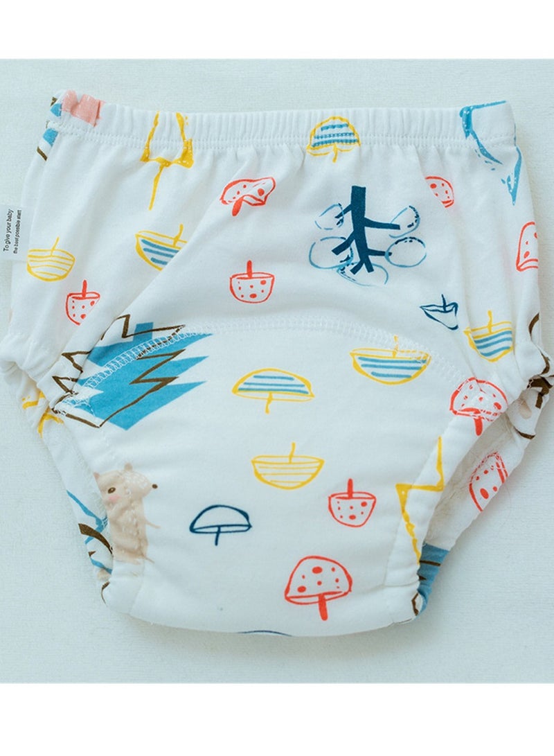 Loquat Squality Baby Training Washable Cut-Out Breathable Diaper Pants