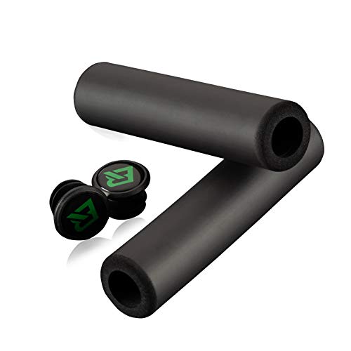 ROCKBROS Bike Handle Grips Foam Comfortable Shock Absorption Bike Handlebar Grips Suit for BMX, Mountain, MTB, Beach Cruiser, Scooter - Image 1