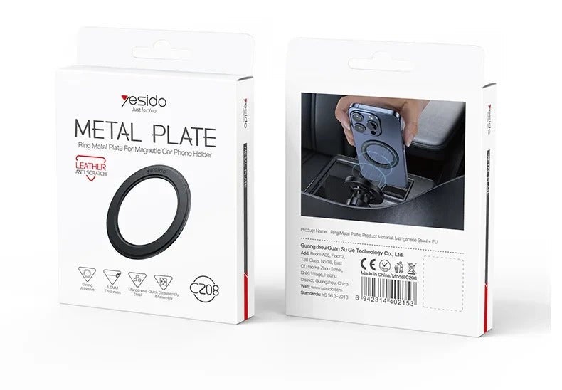 Yesido C157 Magnetic Car Air Vent Phone Holder – Strong Hold, Black - Image 5