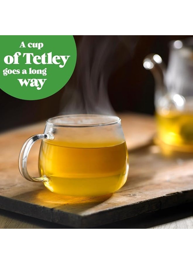 Tetley Herbal Zingy Lemon & Ginger 25 Plant Based Tea Bags 50g - Image 5