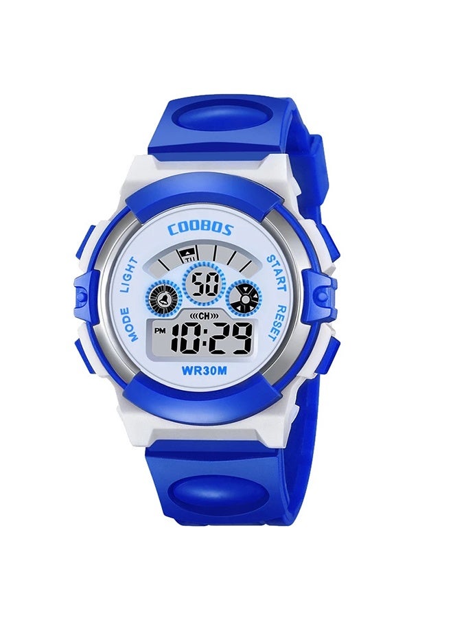 COOBOS 2Pcs Set Kids' Water Resistant Rubber Digital Watch - Image 5