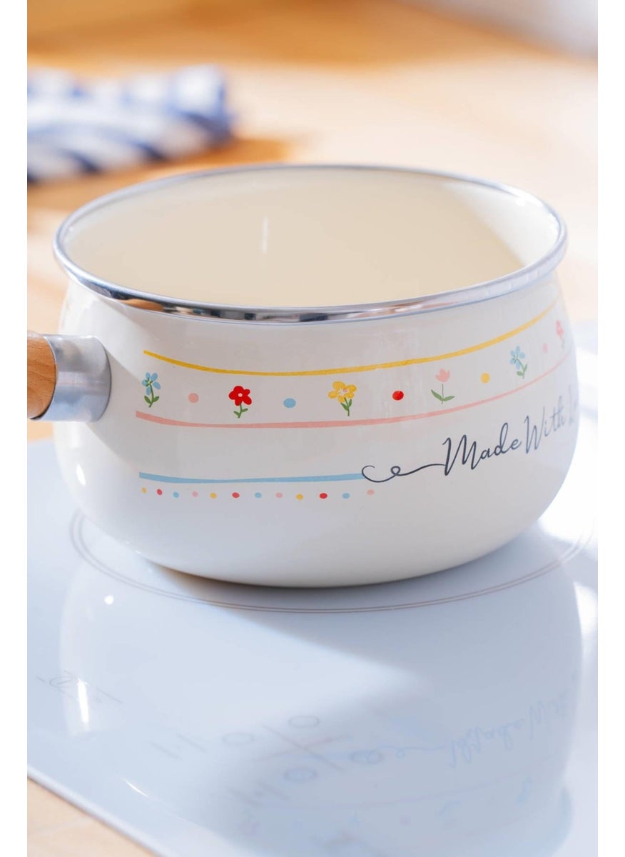 Acar - Made With Love Enamel Milk Jug / Sauce Jug - 14 cm - Image 1