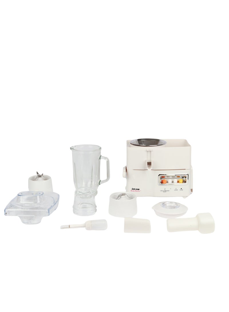 Home Master 3 in 1 blender food processor with juicer and grinder - sharp stainless steel blades - Image 2