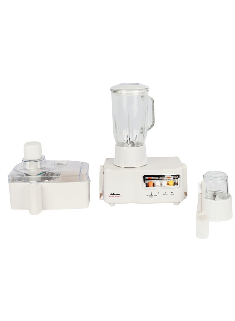 Home Master 3 in 1 blender food processor with juicer and grinder - sharp stainless steel blades - Image 4