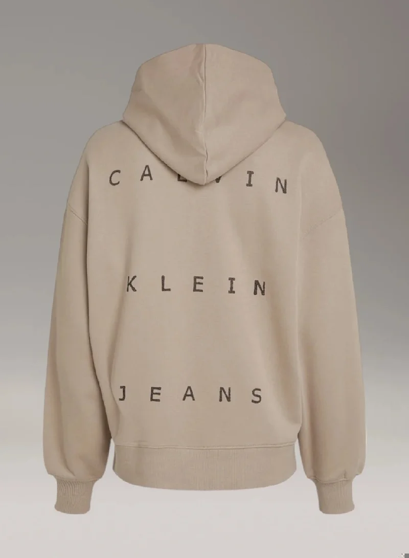 Calvin Klein Jeans Stamp Back Graphic Hoodie