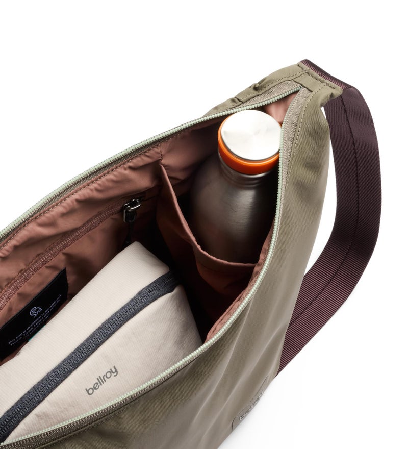 Bellroy Laneway Crescent Bag (everyday 7 liter minimalist shoulder bag with plenty of pockets and adjustable strap) - SeaKelp - Image 3