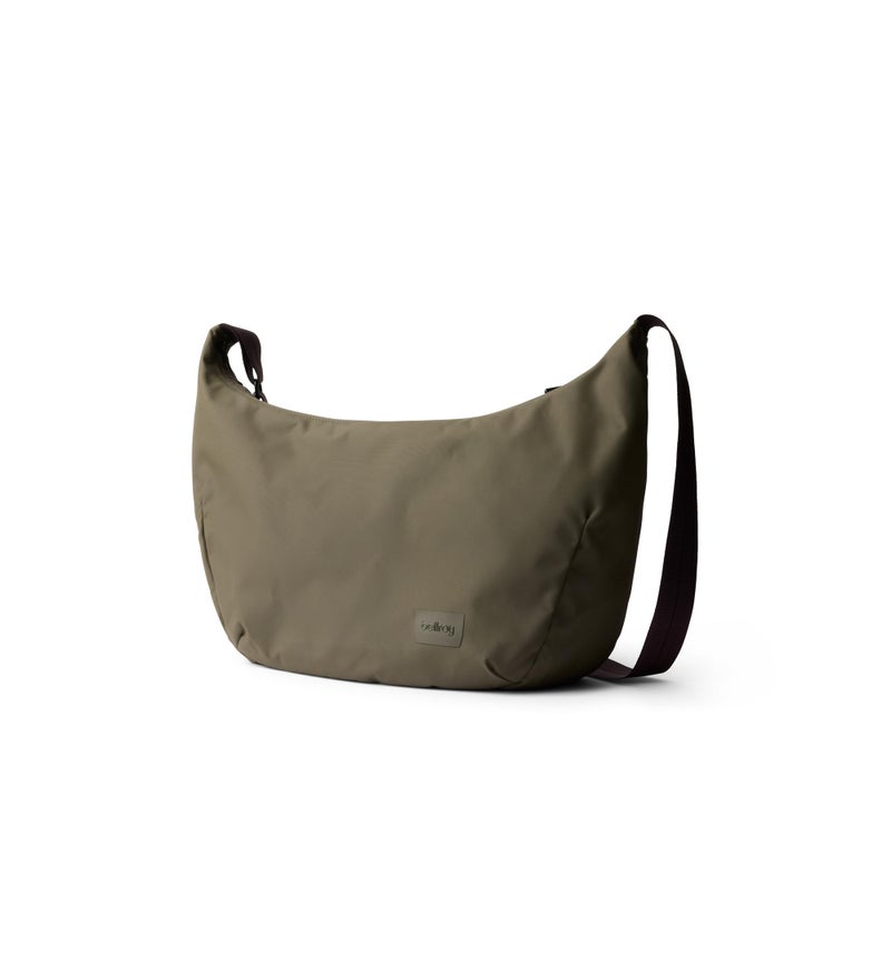 Bellroy Laneway Crescent Bag (everyday 7 liter minimalist shoulder bag with plenty of pockets and adjustable strap) - SeaKelp - Image 1