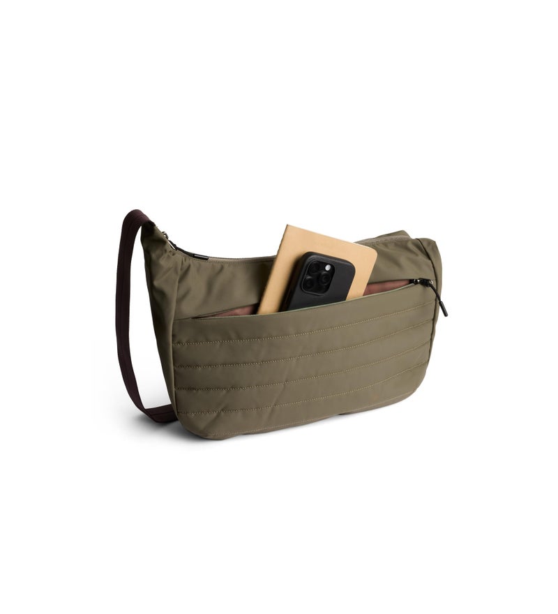 Bellroy Laneway Crescent Bag (everyday 7 liter minimalist shoulder bag with plenty of pockets and adjustable strap) - SeaKelp - Image 5