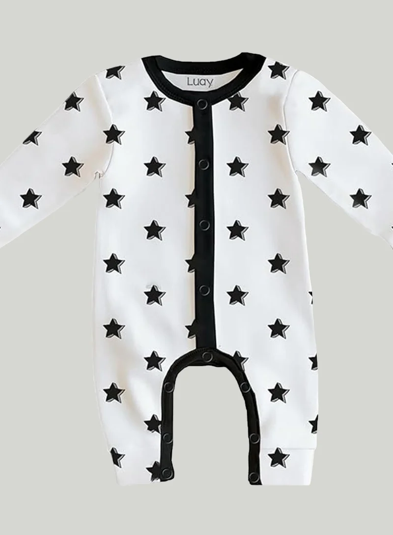 LUAY Premium Gift Box Set with The Baby Romper, Baby Feeding Bottle and Teddy Bear Best Hamper for Babies (6-9 M)