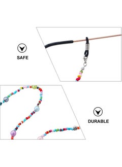 ماركة غير محددة حبل نظارات، سلسلة حزام نظارات، حزام رياضي للحفاظ على نظارات الشمس، حبال نظارات، حامل نظارات، حبال نظارات للبالغين والأطفال  - Image 2