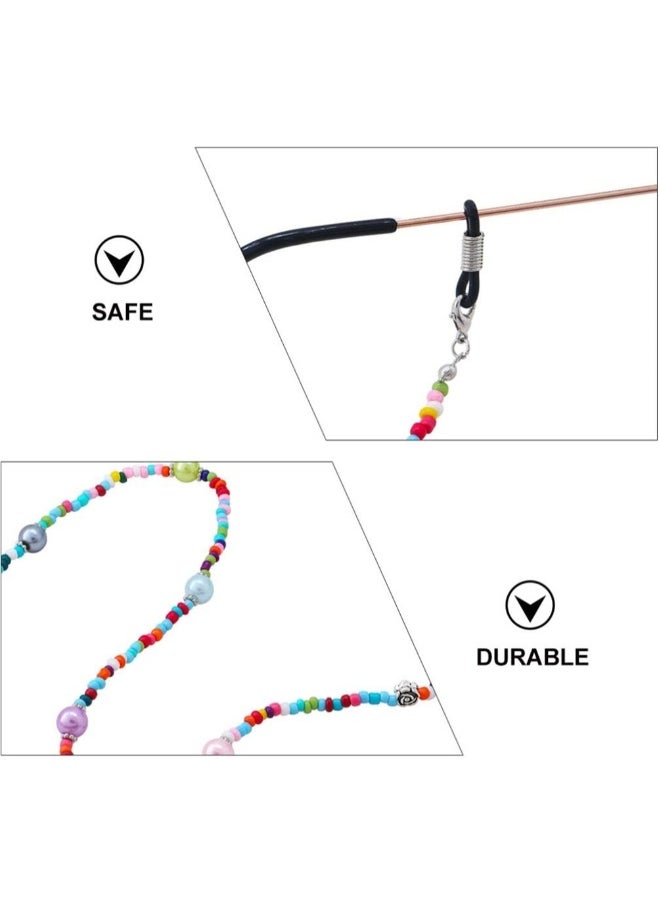 Generic Glasses Lanyard, Eyeglasses Strap Chain Sport Eyewear Retainer Sunglass Straps Glasses String Holder Glasses Cord Lanyards for Adults and Kids  - Image 2
