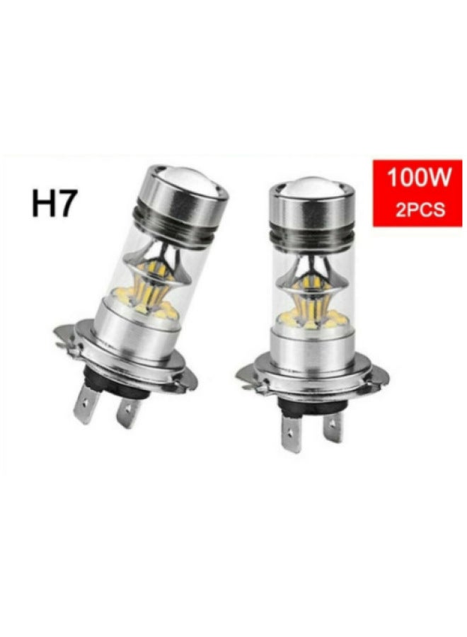 Car Led Fog Lamp Hb3 Hb4 H10 9005 9006 100w 20led H4 H7 H11 Anti Fog Lamp