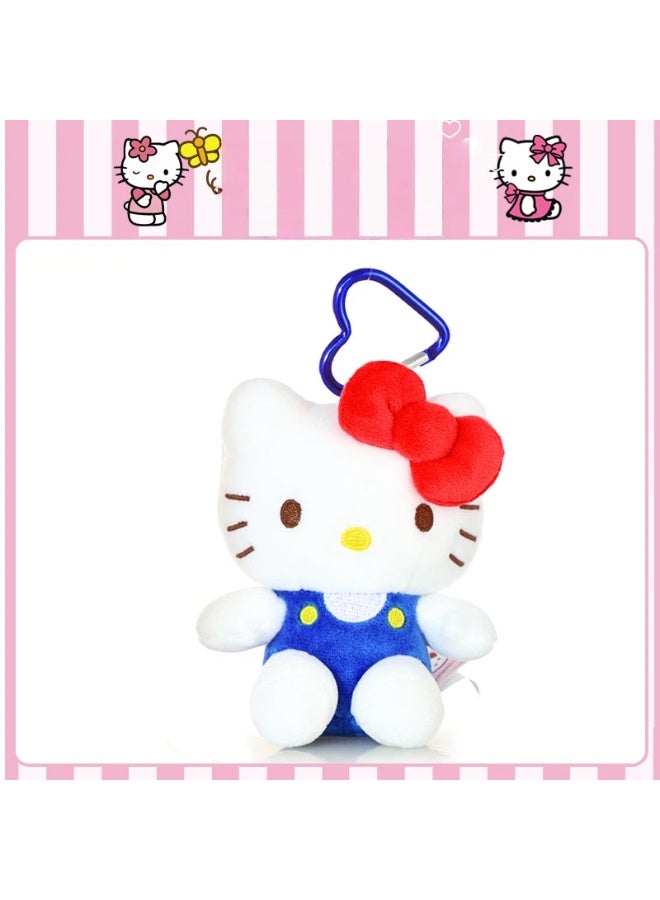 هالو كيتي مرحبا كيتي أفخم المفاتيح مبدع الأحمر القوس تصميم لينة فروي المواد شنقا زخرفة للحقائب مفاتيح و المشجعين جمع - Image 1