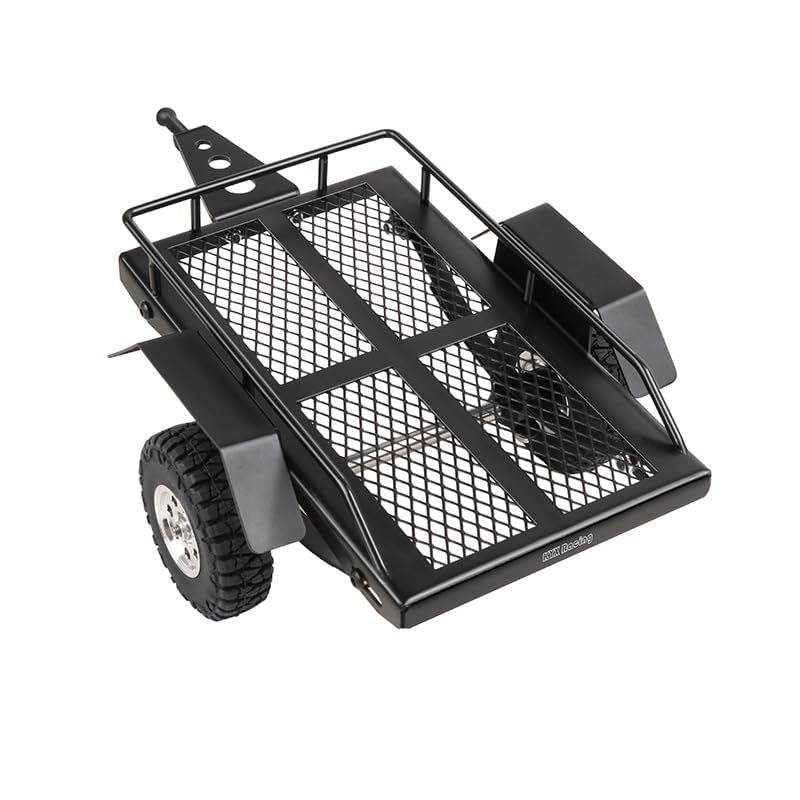 KYX Racing Metal Heavy Duty RC Truck RC Rock Car Trailer Upgrades Parts Accessories for 118 RC Crawler Traxxas TRX4M - Image 5