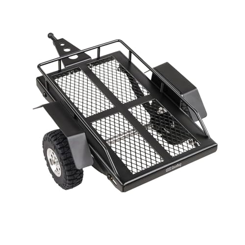 KYX Racing Metal Heavy Duty RC Truck RC Rock Car Trailer Upgrades Parts Accessories for 118 RC Crawler Traxxas TRX4M - Image 1