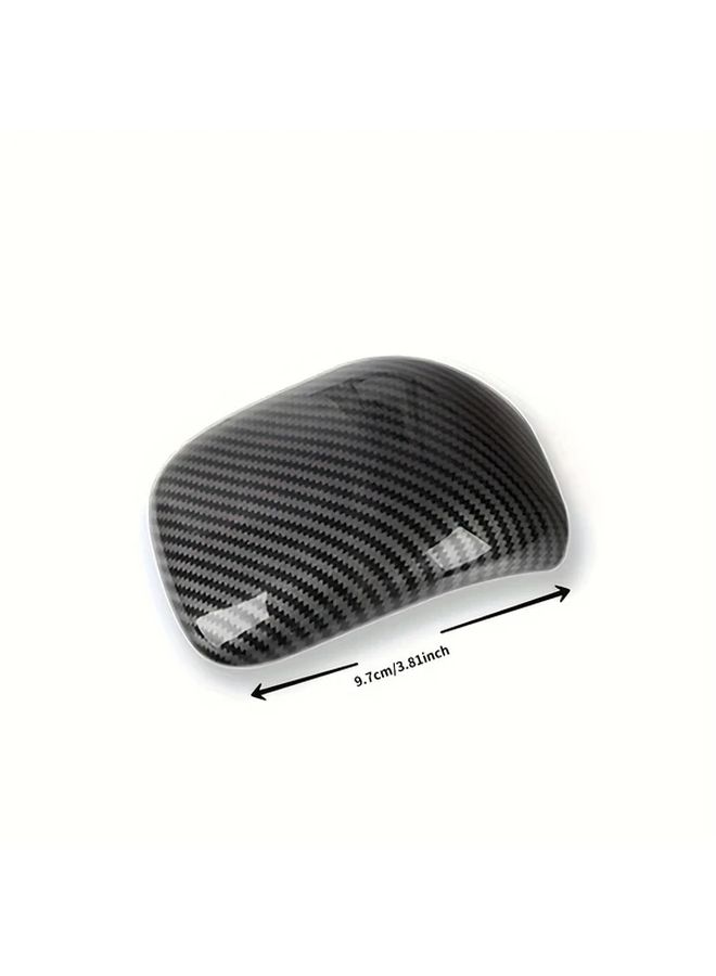 غطية مقبض ناقل الحركة بنمط ألياف الكربون لفئة A W177 CLA C118 2019-2022 - Image 4