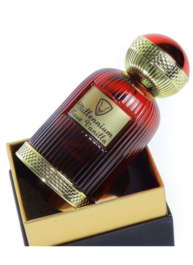 MILLENNIUM FRAGRANCES Millennium Rose Vanilla - Millennium Fragrances - Fragrance for women - Perfume for Women - Perfume for University - Casual Perfume - cedar, Lemon, Rose, Sugar, Vanilla  - Image 3
