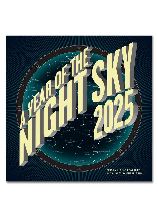 Ziga Media A Year Of The Night Sky Wall Calendar 2025, Monthly January-December 12'' X 12"  - Image 1