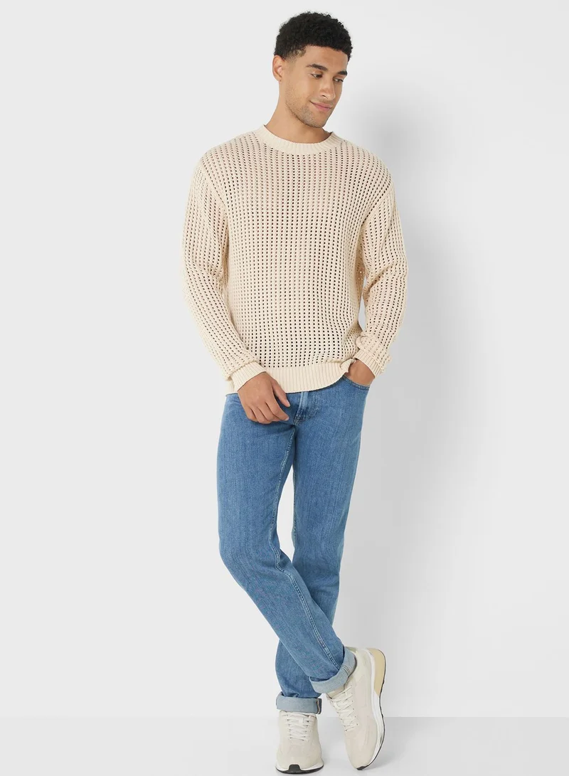 Robert Wood Crew Neck Sweater