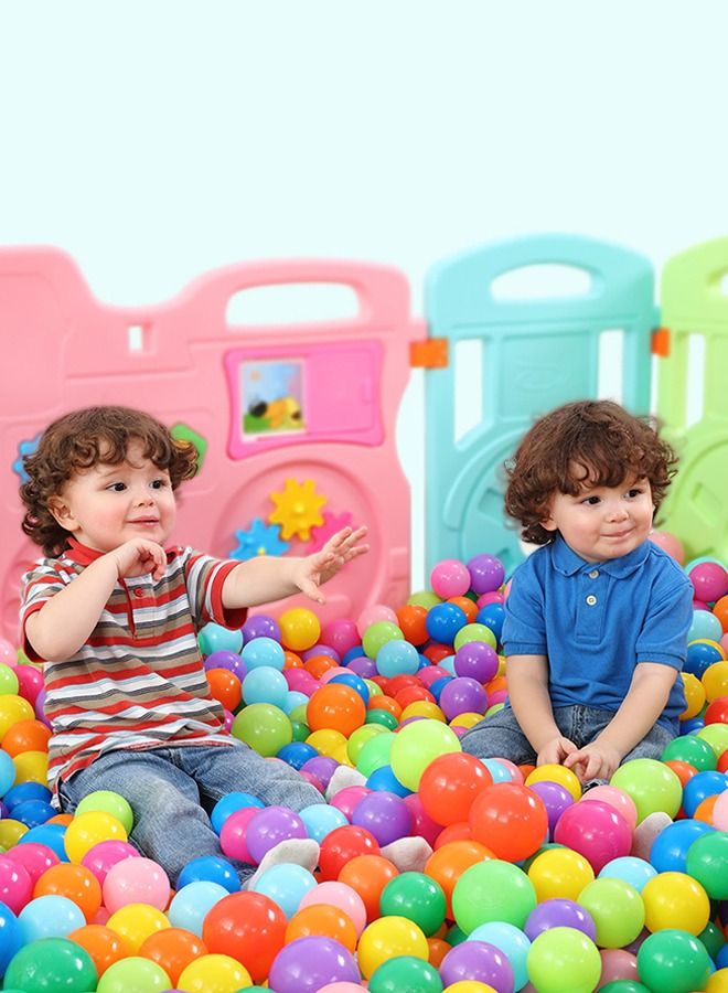 جساي تويز 500PCS جودة آمنة طفل طفل حفرة لعبة السباحة متعة ملونة لينة البلاستيك المحيط الكرة 7CM - Image 1