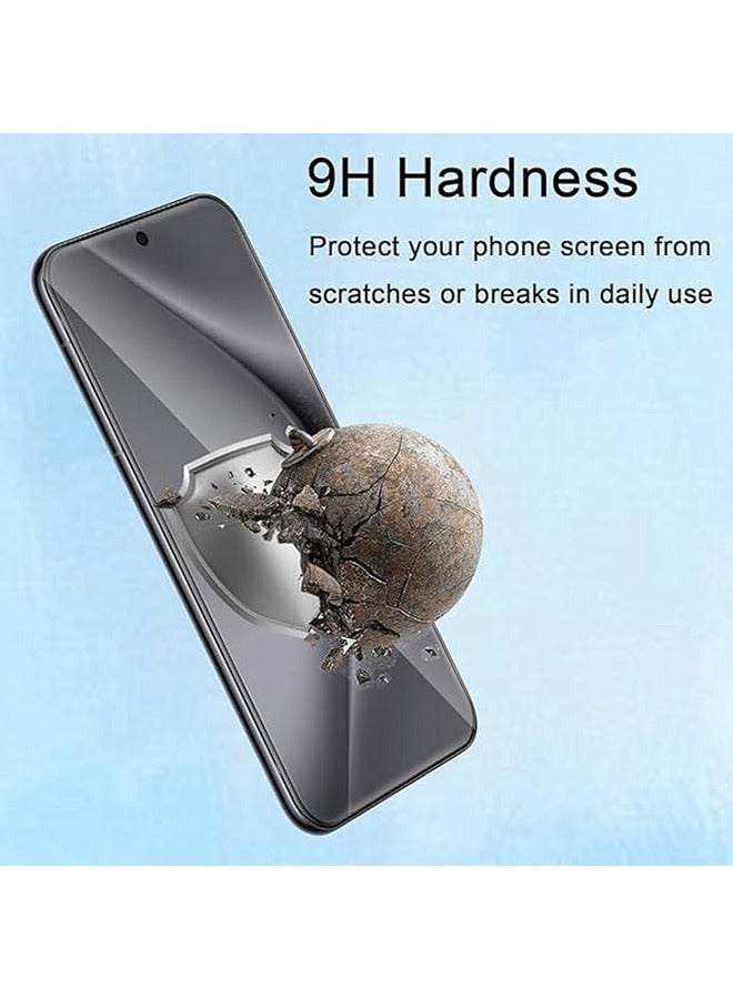 2 Pack Huawei Pura 70 5G Screen Protector, 9H Tempered Glass Screen Protector for Huawei Pura 70 5G, Full Coverage Bubble-Free Tempered Film, Anti-Scratch Film  - Image 2