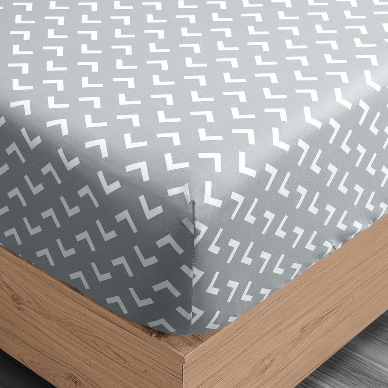 Utopia Bedding Queen Sheet Set, Soft Microfiber 4 Piece Bed Sheets with 15" Deep Pocket - Easy Care Brushed Microfiber (Arrows - White) - Image 4