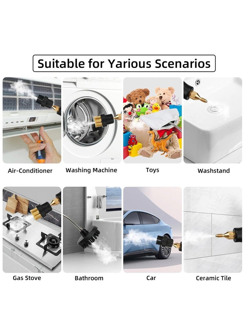 Arabest 1500W Handheld Steam Cleaner, with Handle Controllable Switch Steam Cleaner for Home, Pressurized Handheld Steamer for, Upholstery, Car, Floor, Grout and Til - Image 4