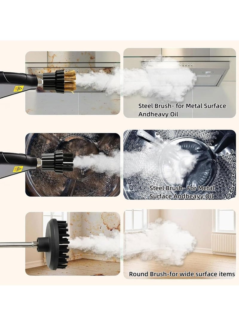 Arabest 1500W Handheld Steam Cleaner, with Handle Controllable Switch Steam Cleaner for Home, Pressurized Handheld Steamer for, Upholstery, Car, Floor, Grout and Til - Image 5