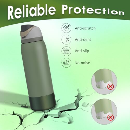 BKBY Chameleon Silicone Water Bottle Boot, Compatible with Owala 24oz 32oz 40oz, Gradient Matte Luster Cup Sleeve Bottom Cover for FreeSip, Twist, or Flip Stainless Steel Water Bottles - Image 3
