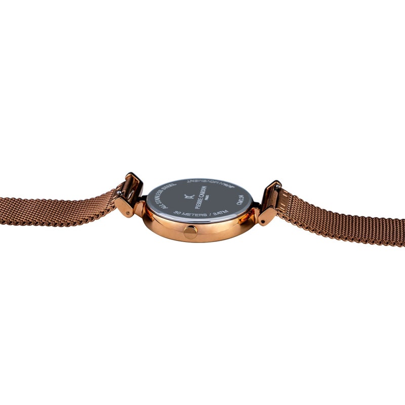 PIERRE CARDIN Women's Watch with Rose Gold Stainless Steel Case and Rose Gold Stainless Steel Band - Image 4