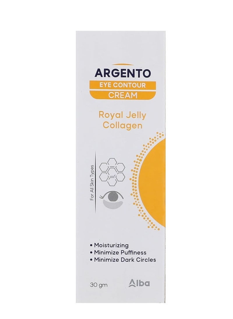 ARGENTO Eye Contour Cream Royal Jelly Collagen 30gm  - Image 2