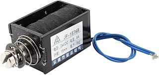 uxcell Uxcell a14052100ux0885 Stroke 50N Force Push Pull Type Solenoid, Electromagnet DC24V 8A, 15 mm - Image 1