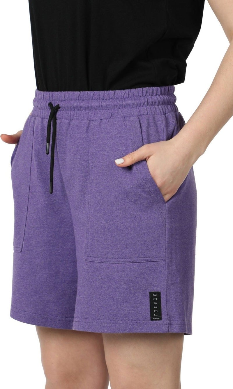 Defy's Women's Shorts Purple  - Image 1