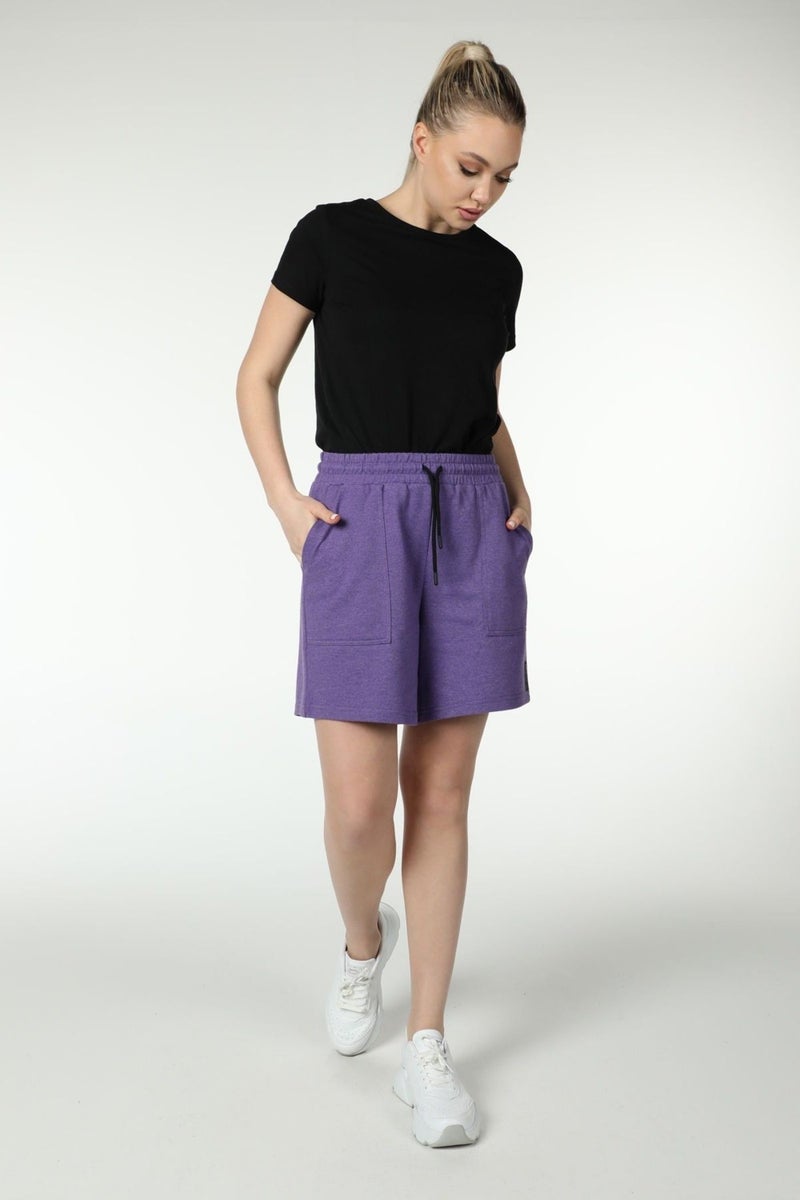 Defy's Women's Shorts Purple  - Image 2