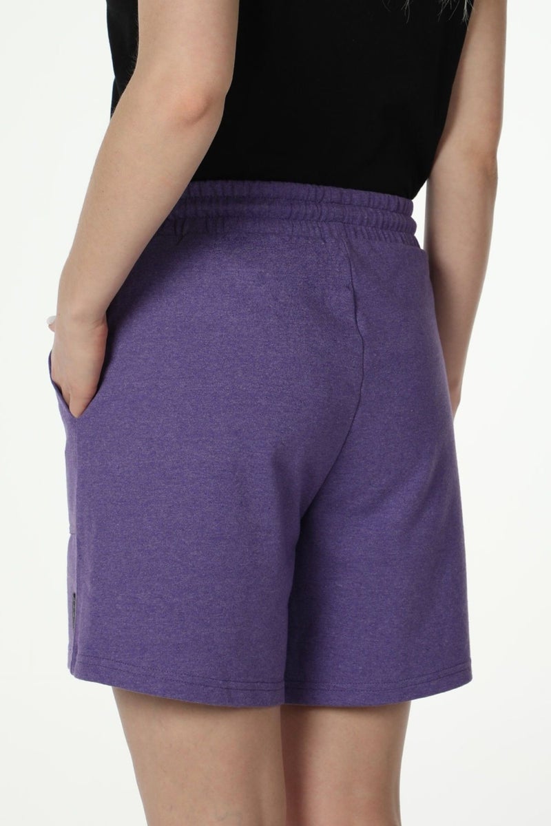 Defy's Women's Shorts Purple  - Image 4