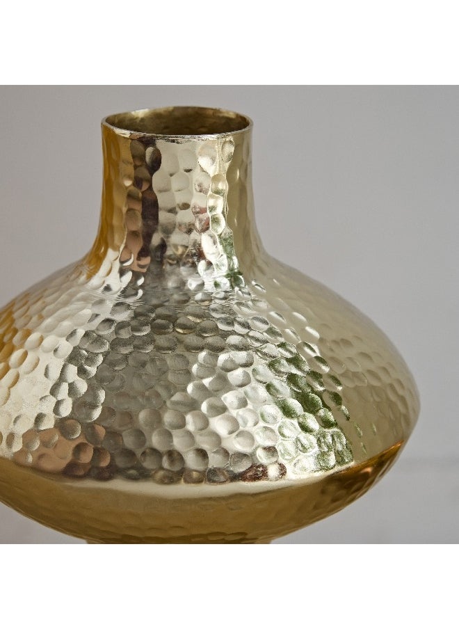 Catlyn Aluminium Hammered Vase 17 x 17 x 28 cm - pzsku/Z3938851E0D816AA1B28BZ/45/_/1729501290/4969459b-fc54-48db-94f1-4f52c3bc4515