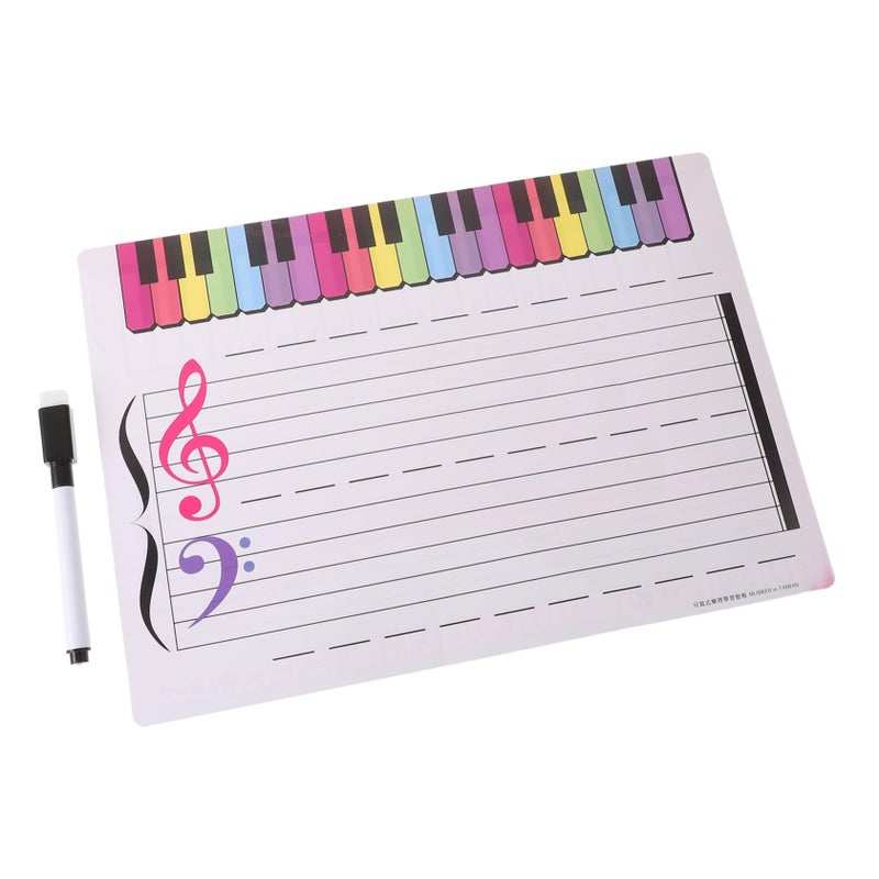 Erasable Music Staff Whiteboard For Piano Practice And Teaching Large Size - Image 2
